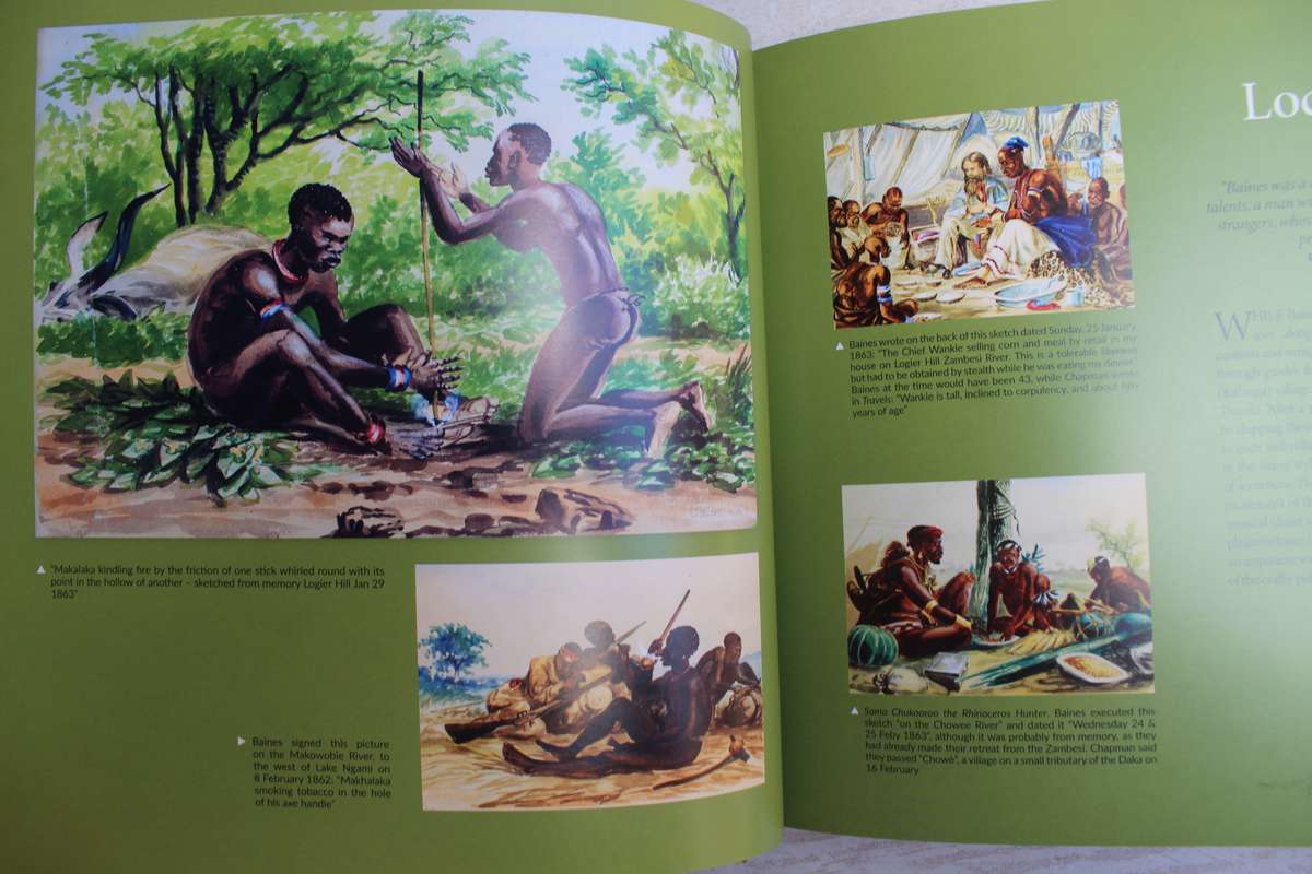 Signed - THOMAS BAINES, the Victoria Falls - a thousand beauties / Jonathan Waters