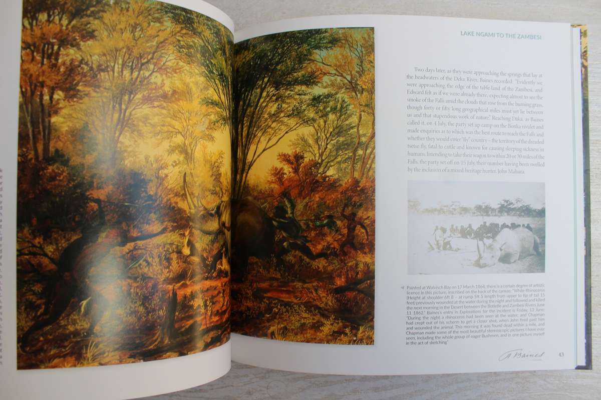 Signed - THOMAS BAINES, the Victoria Falls - a thousand beauties / Jonathan Waters