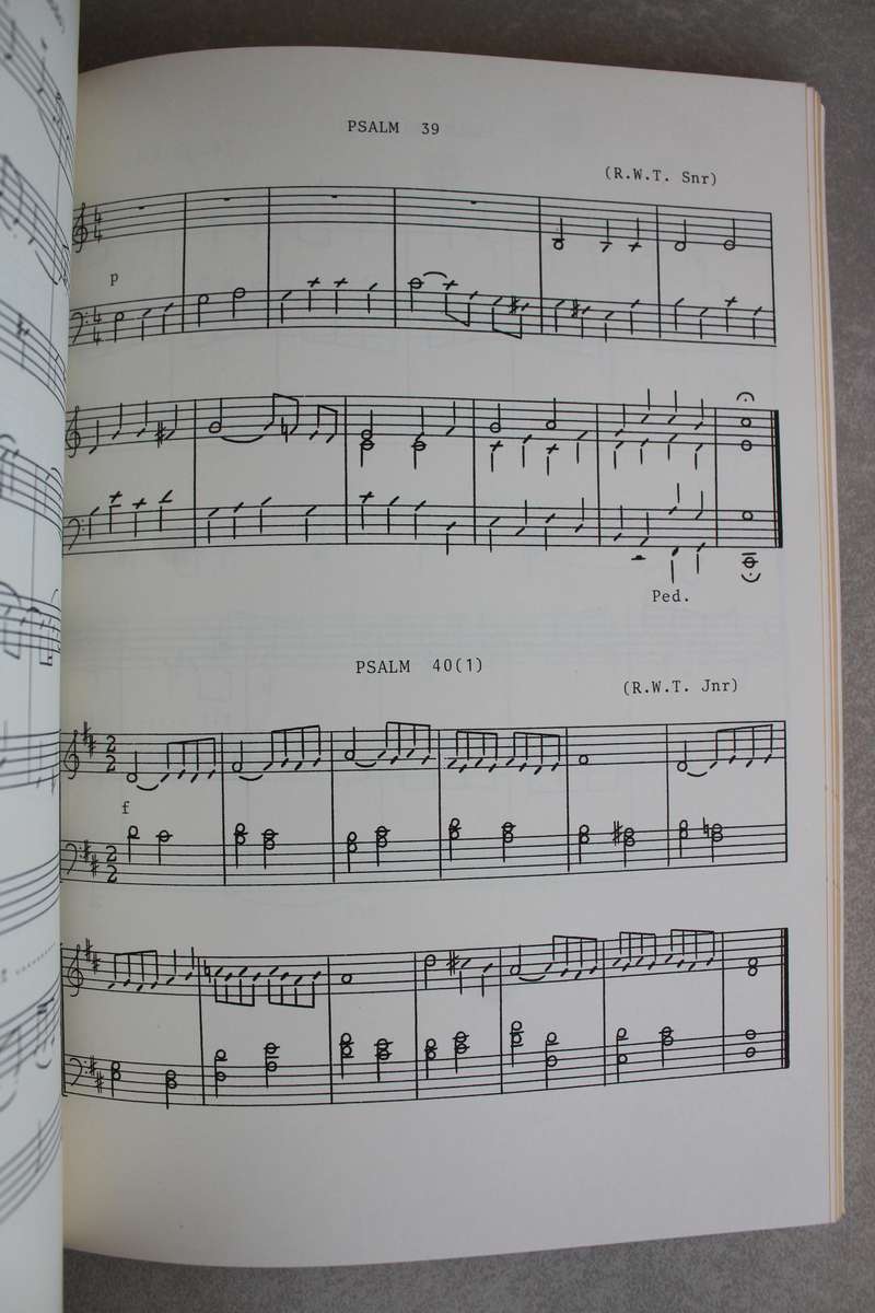 Intonasies vir die Orrel - Vir die 150 Psalms