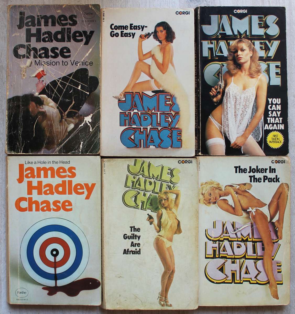 11 x James Hadley Chase paperbacks