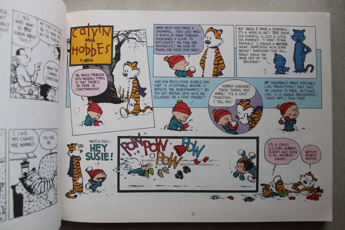 Calvin and Hobbes - The days are just packed