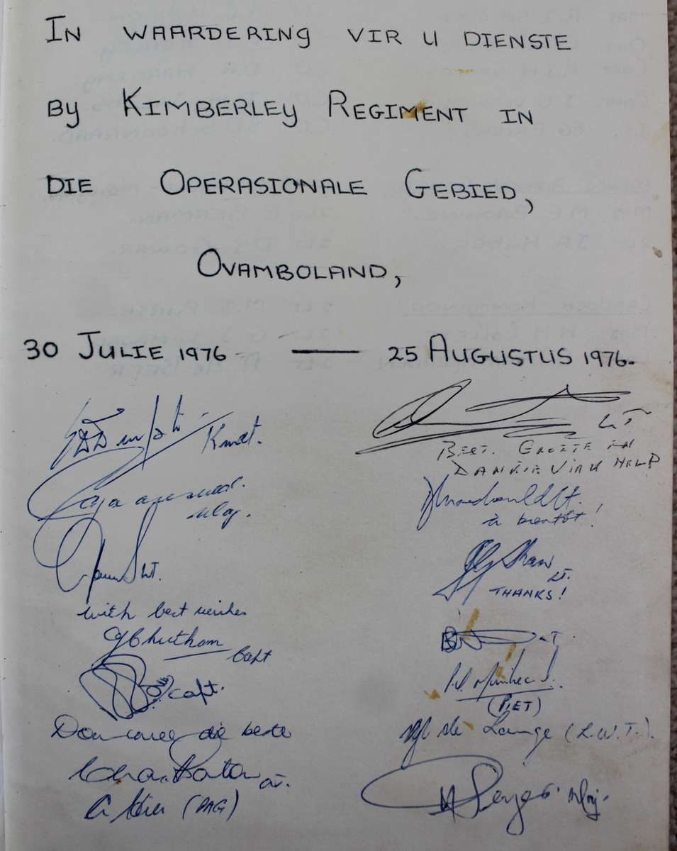 The History of the Kimberley Regiment - Curson