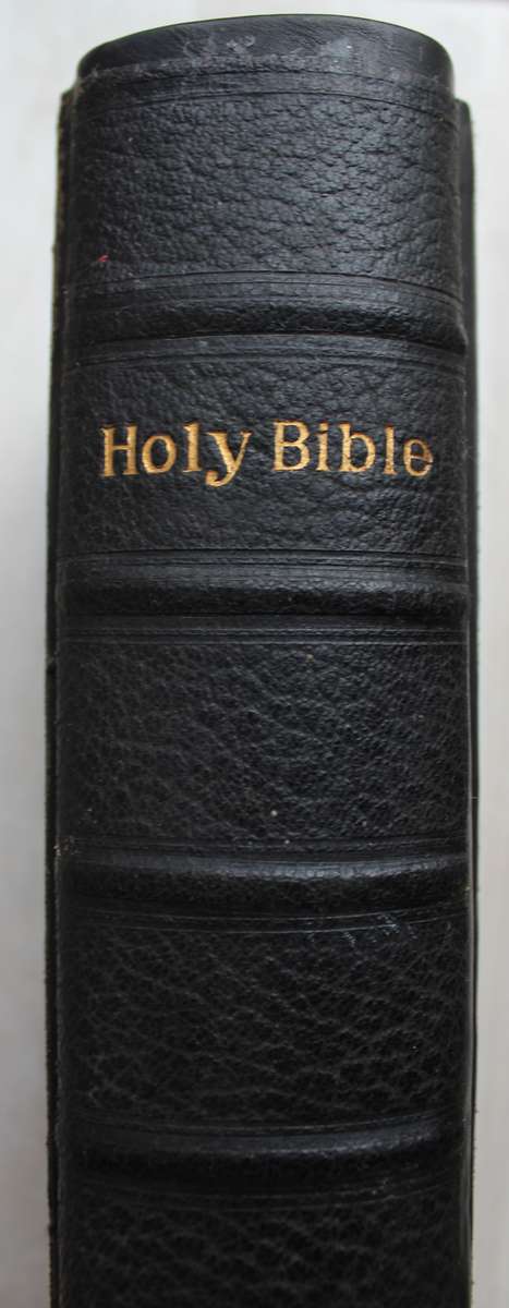 Large antique HOLY BIBLE