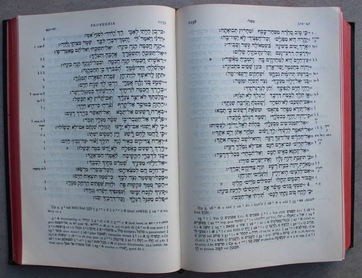 Biblia Hebraica -  edidit Rudolf Kittel, 1954