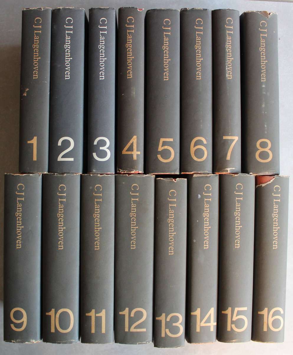 Langenhoven Versamelde Werke - volledige stel van 16 dele