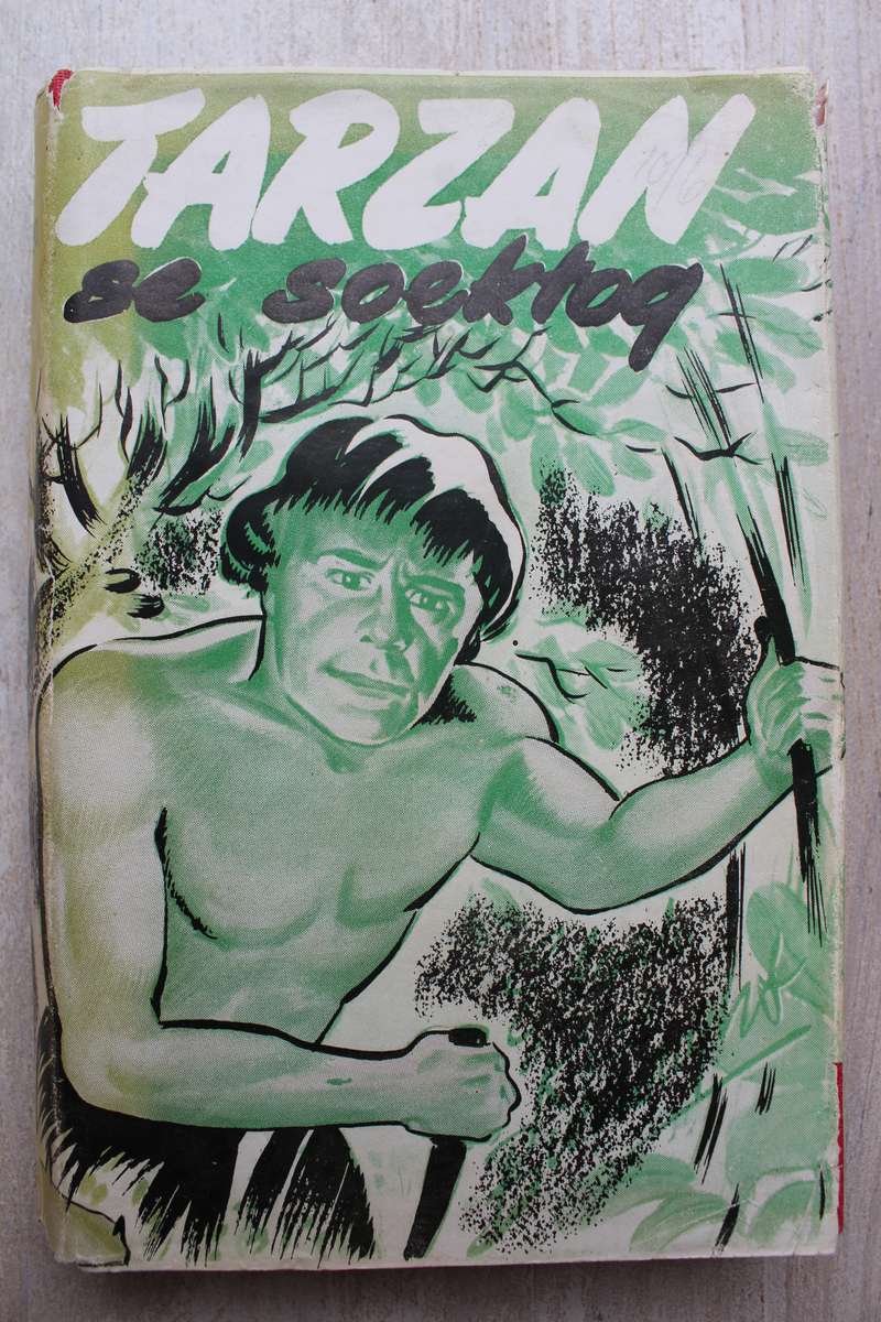 TARZAN se soektog - Edgar Rice Burroughs (1950) in oorspronklike stofjas