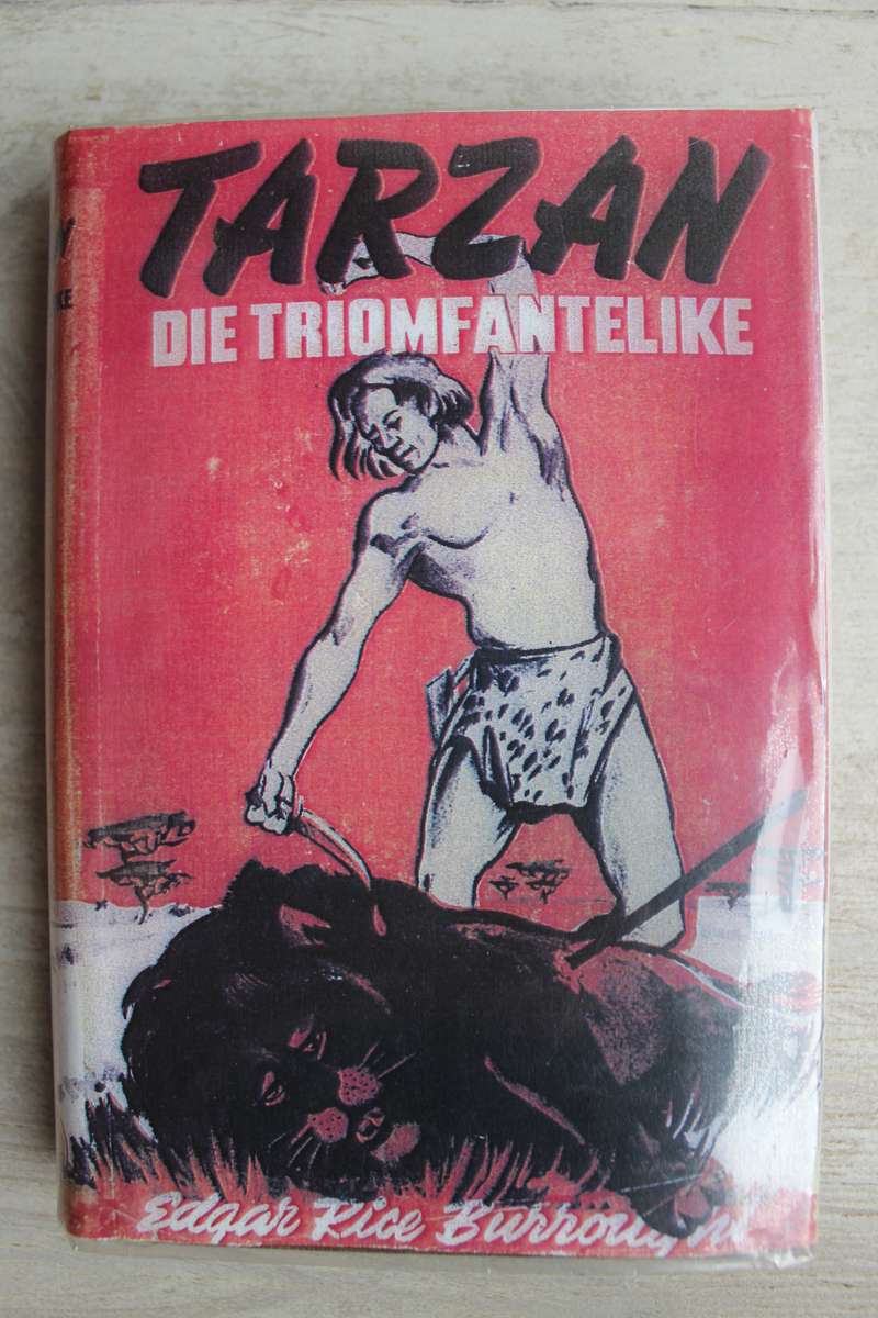 TARZAN en die verlore ryk - Edgar Rice Burroughs (1950) in oorspronklike stofjas