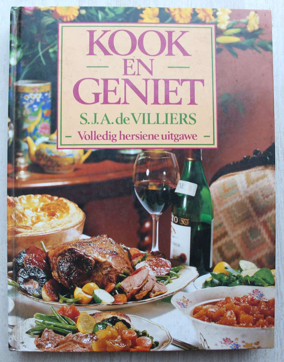 KOOK EN GENIET. S.J.A. de Villiers. Volledig hersiene uitgawe (50 Goue Jare)