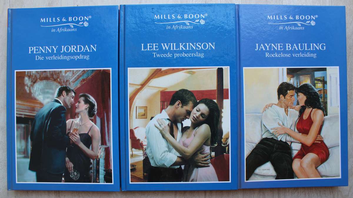 Mills & Boon Groot Druk hardebande in Afrikaans