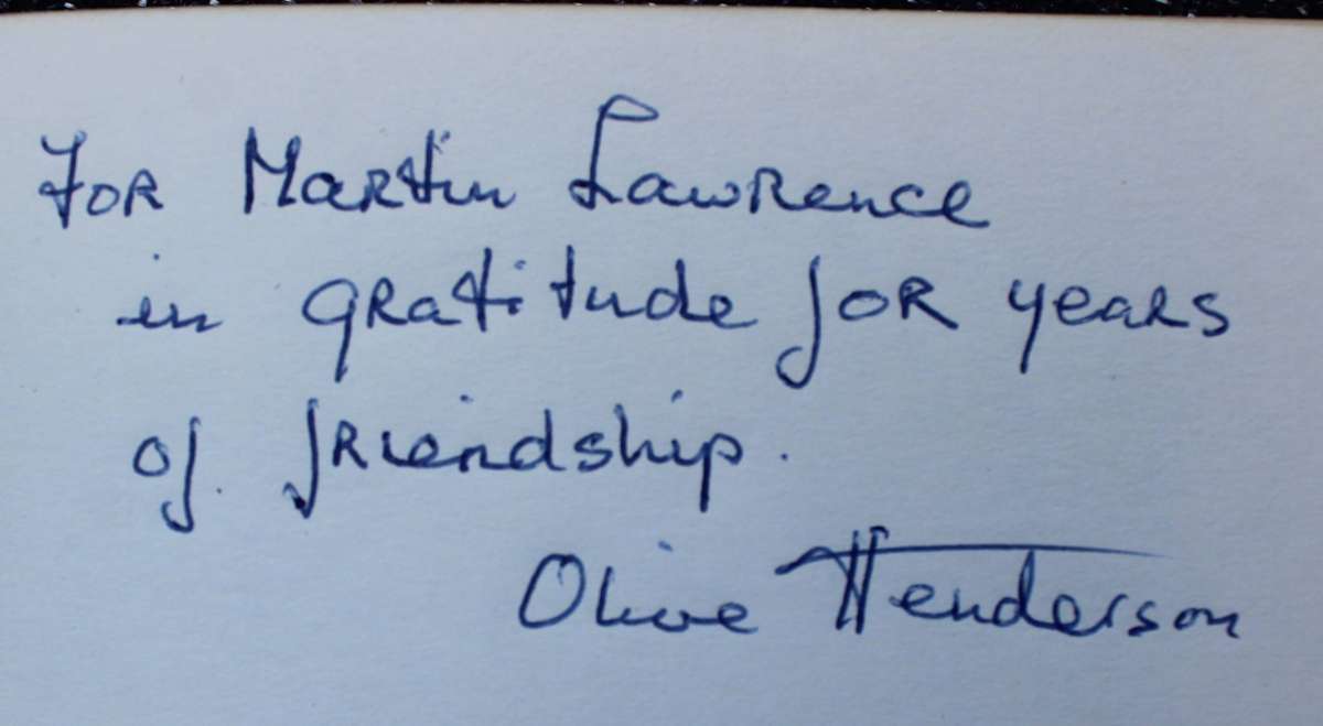 SIGNED: I Speak My Speaks by Olive Findlay Henderson