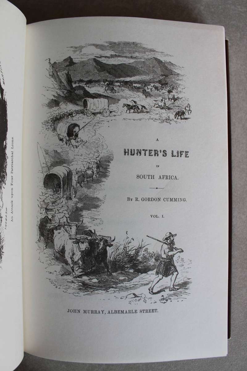 A Hunter's Life in South Africa / Gordon Cumming  -African Hunting Reprint Series