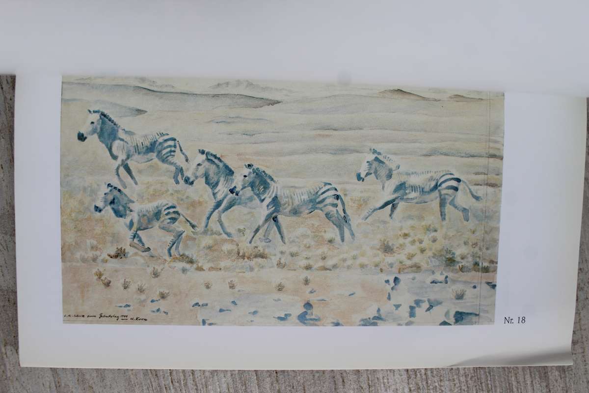 Zwiegespräche in der Wüste. Briefe und Aquarelle aus dem Exil 1935-1946, von Hermann Korn.