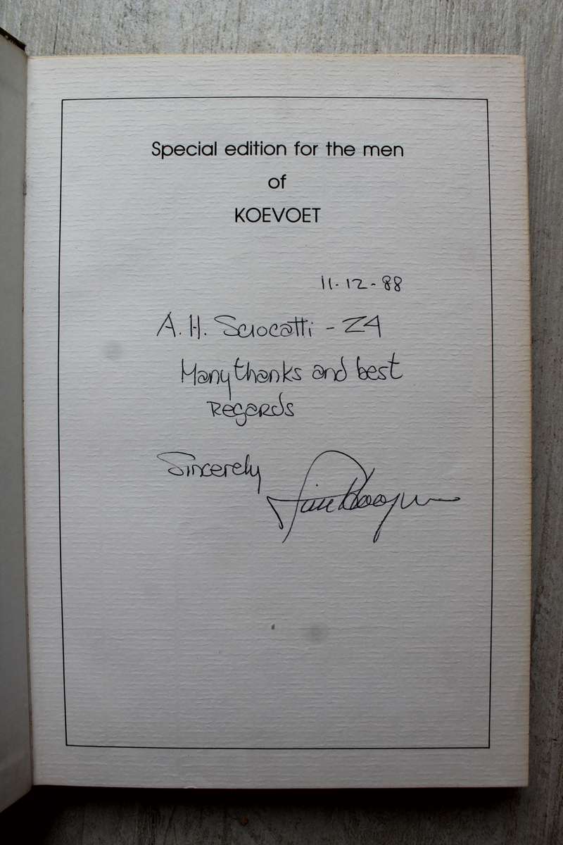 Koevoet! - Jim Hooper  / Signed Special Edition