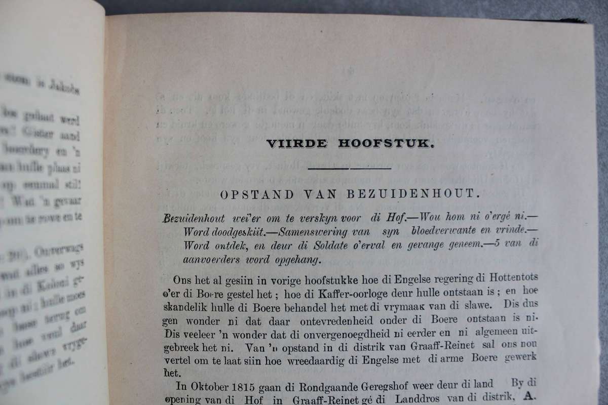 Di Geskidenis van ons Land, in di Taal van ons Volk