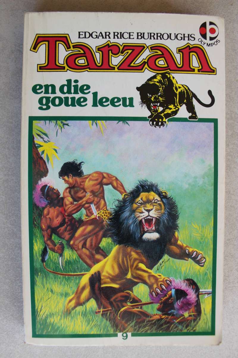 Tarzan en die Goue Leeu - Edgar Rice Burroughs -  Tarzan reeks nr 9