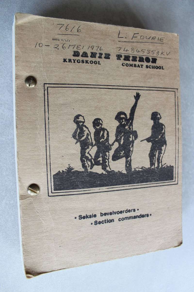 Danie Theron Krygskool  - Combat School Calendar  Seksie Bevelvoerder Section Commander