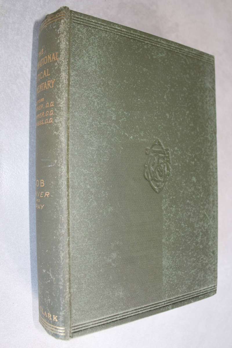 The International Critical & Exegetical Commentary on Job