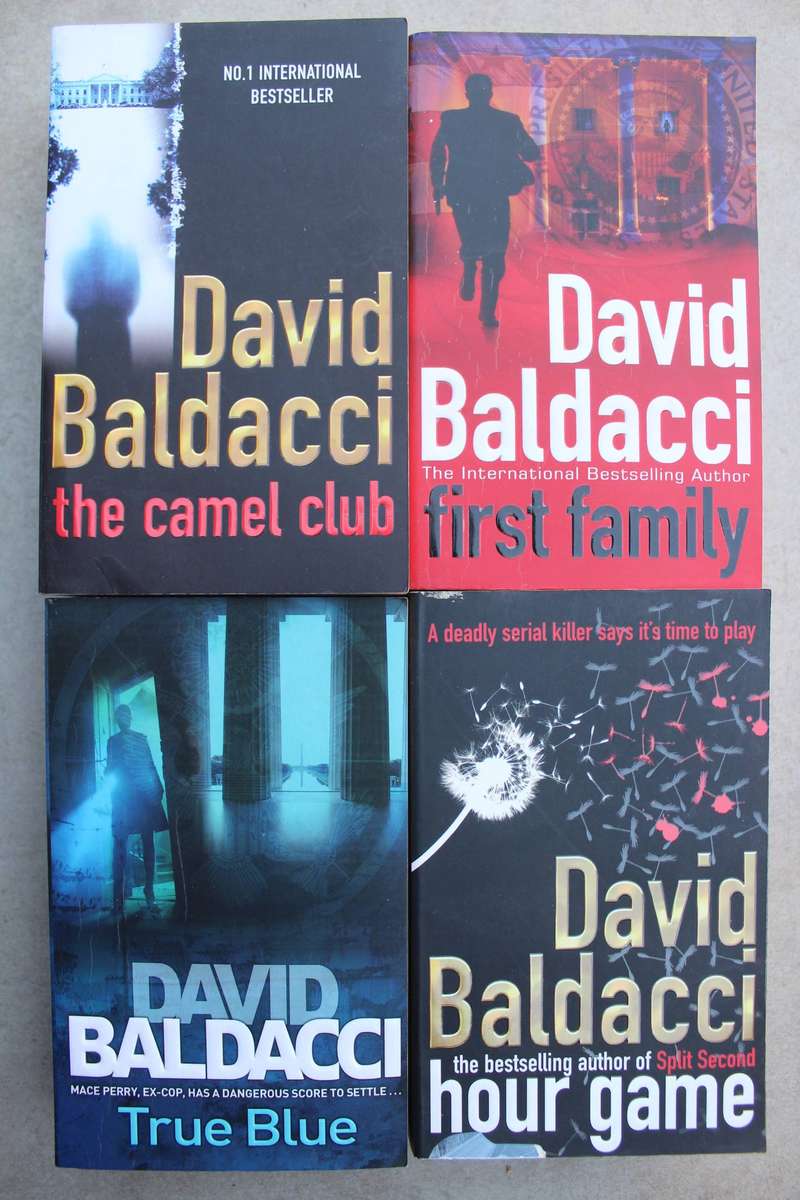 David Baldacci x 4 paperbacks in very good condition