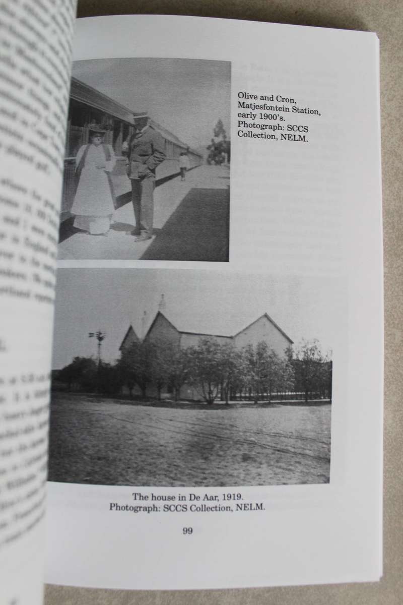 Olive Schreiner HER RE-INTERNMENT ON BUFFELSKOP