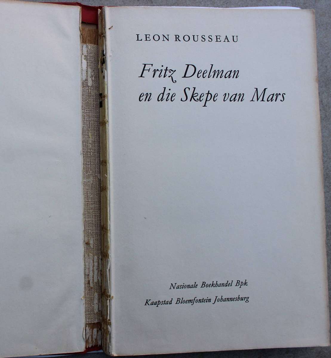 Fritz Deelman en die Skepe van Mars - Leon Rousseau