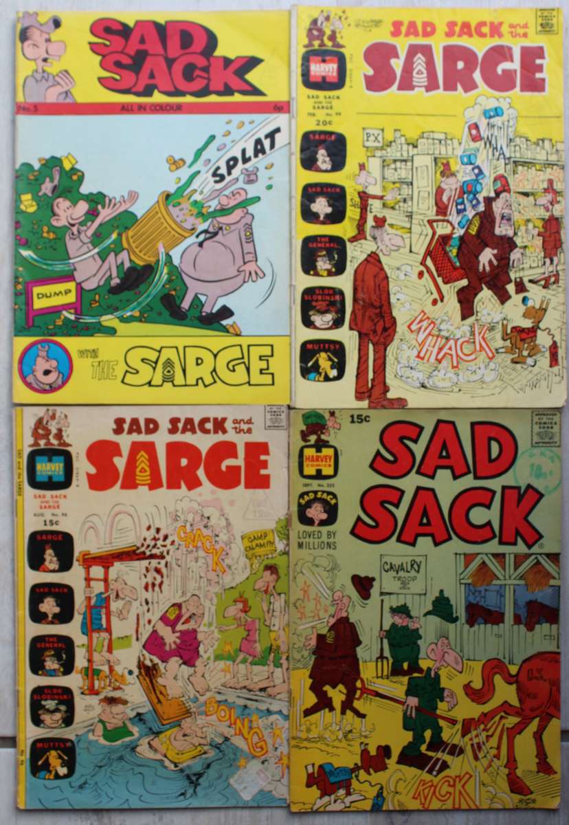 16 x Sad Sack Harvey comics