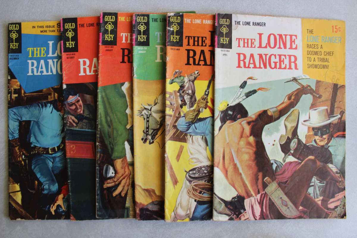 6 x The Lone Ranger Comics