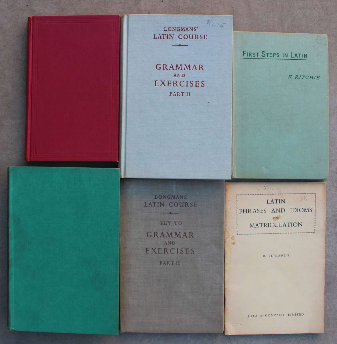 14 x old Latin books