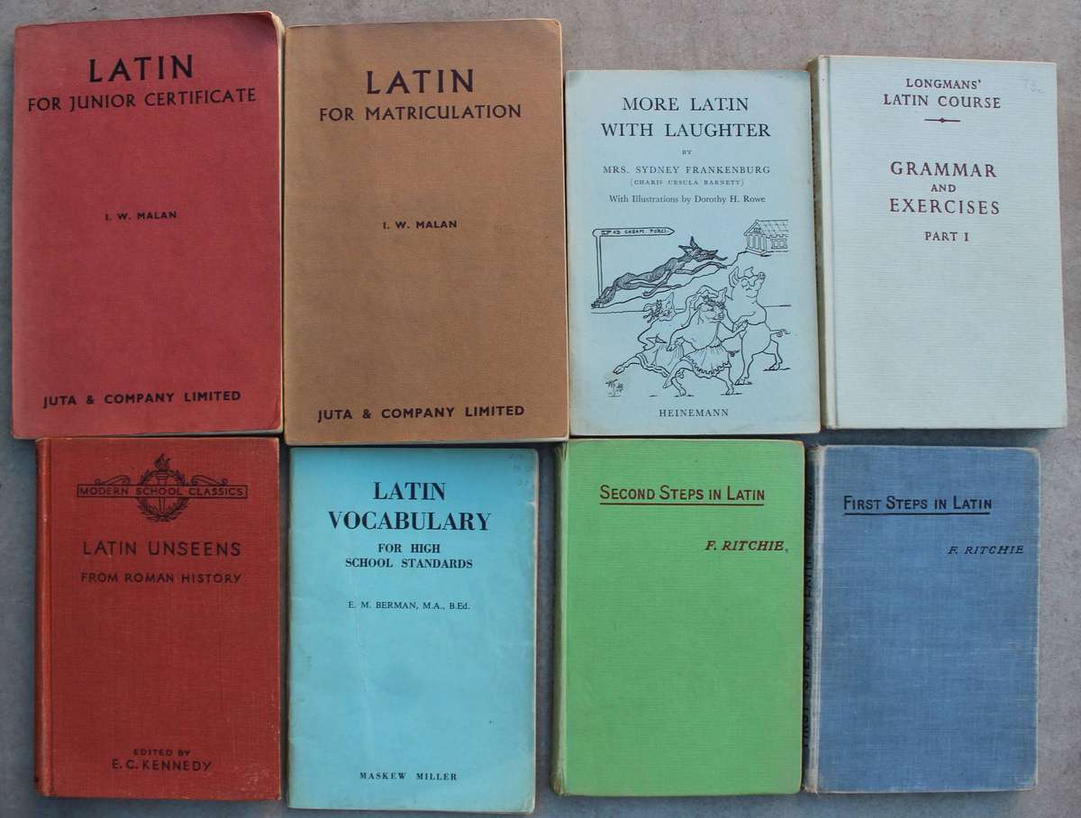 14 x old Latin books