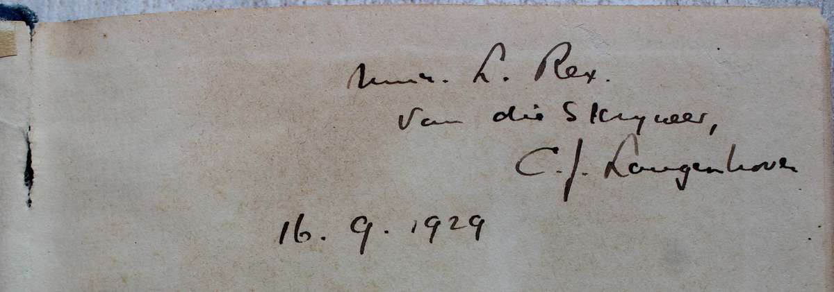 GETEKEN: Van die Aarde na die Sterre - Langenhoven