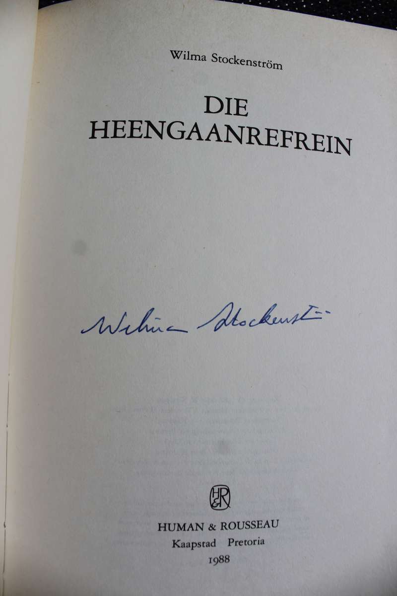GETEKEN: Die Heengaanrefrein - Wilma Stockenstrom