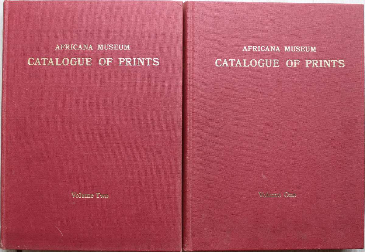 Africana Museum Catalogue of Prints (2 Vols. Complete) | R. F. Kennedy