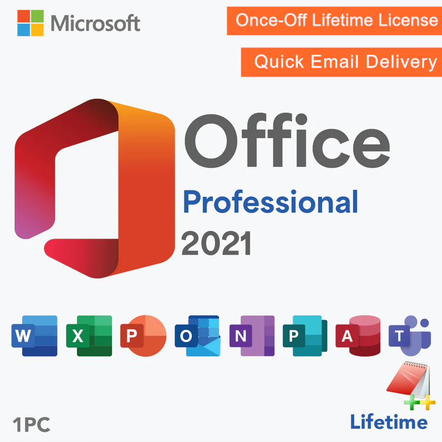 Microsoft Office 2021 Professional + EditPlus 6 Online Activation