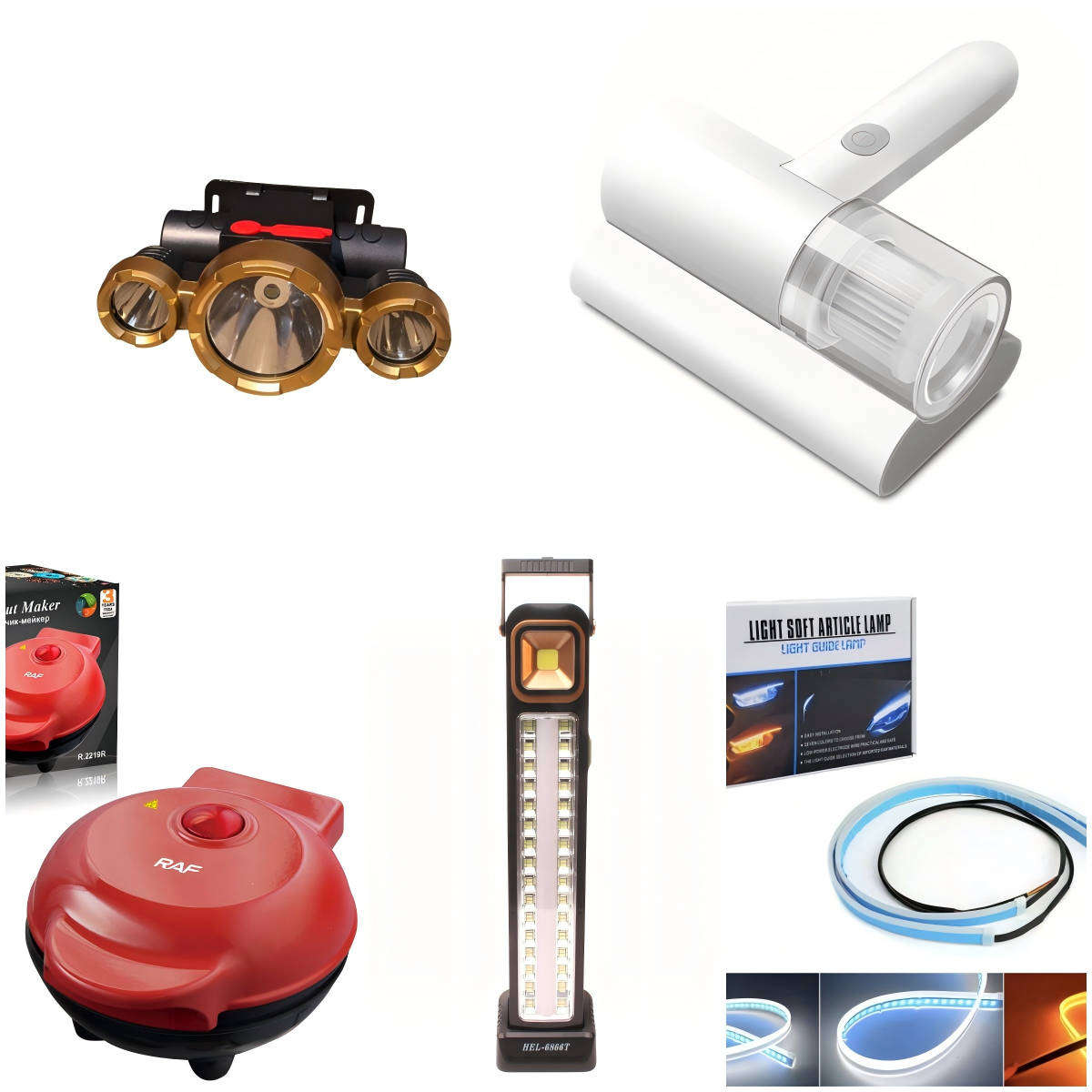 Mixed Box of Household Gadgets & Electronics (As-Is, Untested Lot)
