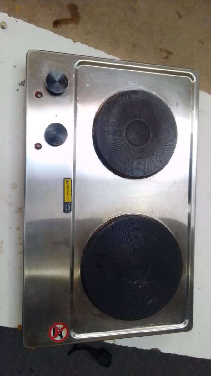 2-in-1 Electric Stove 1000W +1500W Hot Plate Electric Cooking 155MM & 185 MM