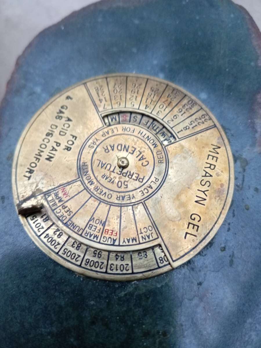 Perpetual Calendar on Granite.