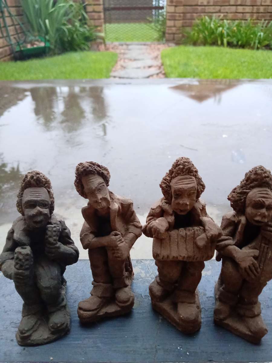 Very Old Clay African Musicians