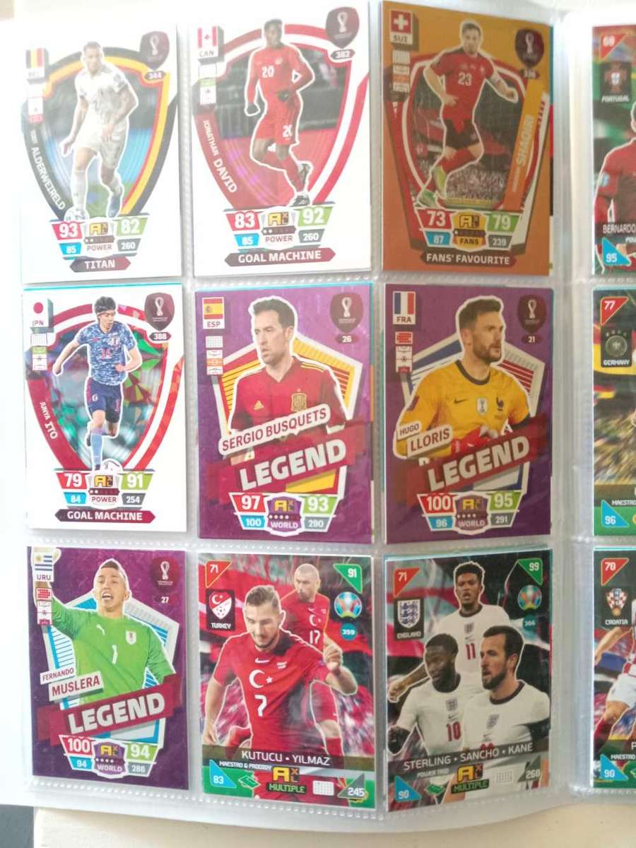 Panini Adrenalyn Football/Soccer Trading Cards