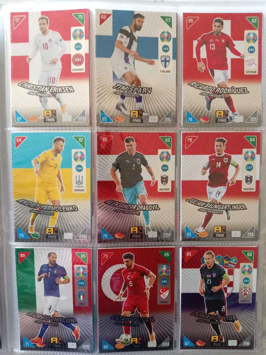 Panini Adrenalyn Football/Soccer Trading Cards