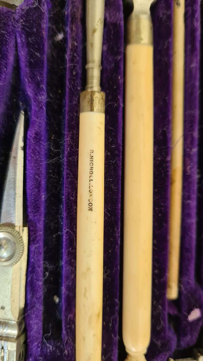 Antique Robert Nichol Technical Drawing Instrument Set (incomplete)