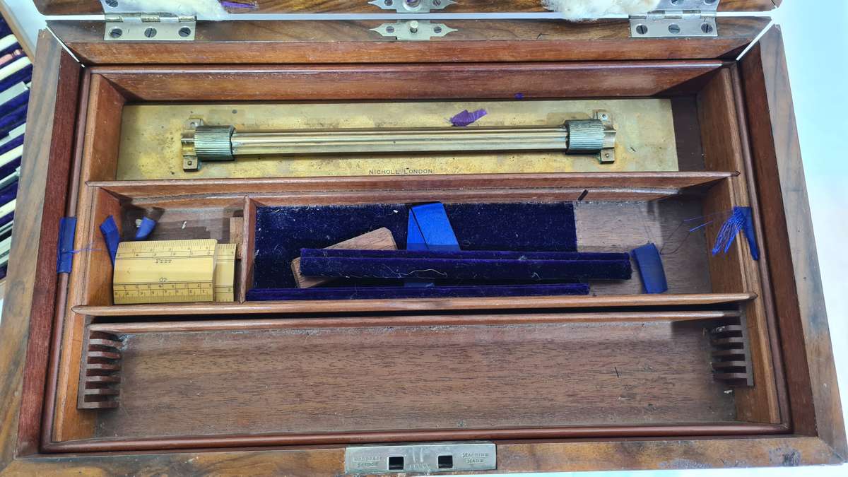 Antique Robert Nichol Technical Drawing Instrument Set (incomplete)