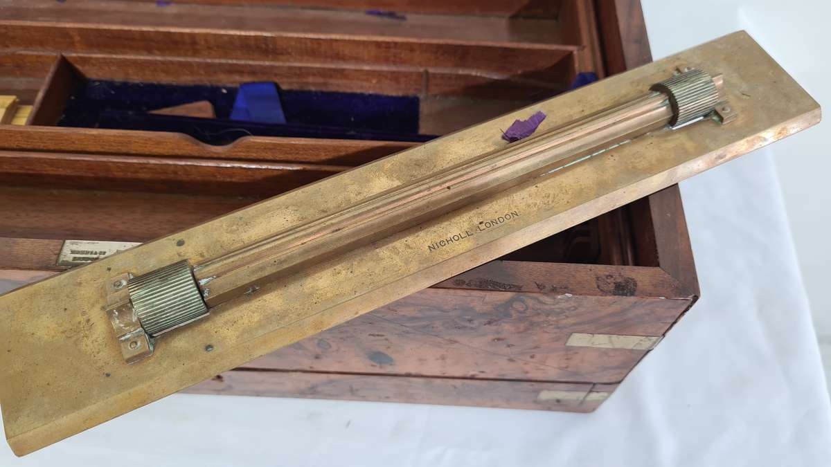 Antique Robert Nichol Technical Drawing Instrument Set (incomplete)