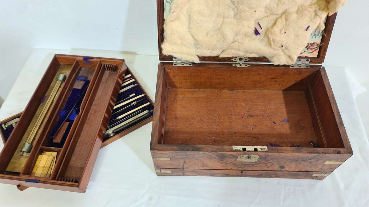 Antique Robert Nichol Technical Drawing Instrument Set (incomplete)