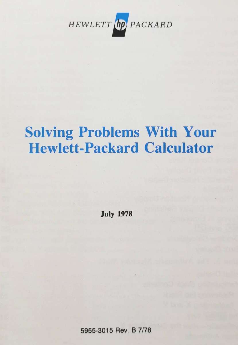 HP 32S II RPN Scientific Calculator