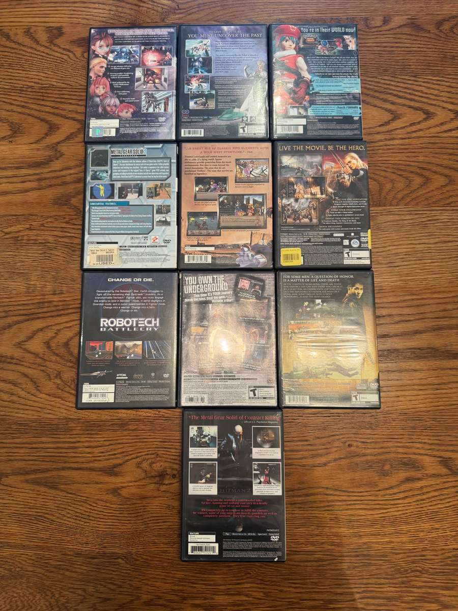 Playstation 2 rare NTSC bundle of 10 games