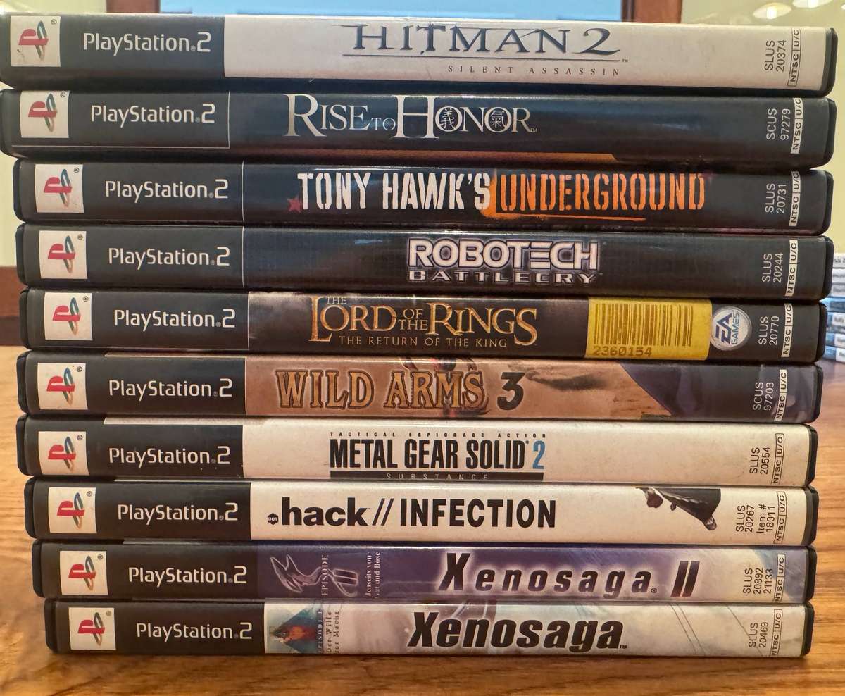 Playstation 2 rare NTSC bundle of 10 games