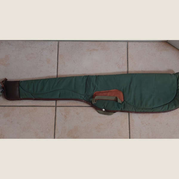 Vintage Green Padded Canvas Rifle Bag