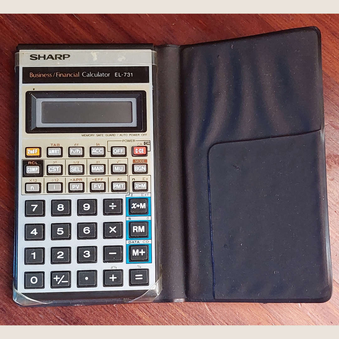 Vintage Sharp EL-731 Business Financial Calculator