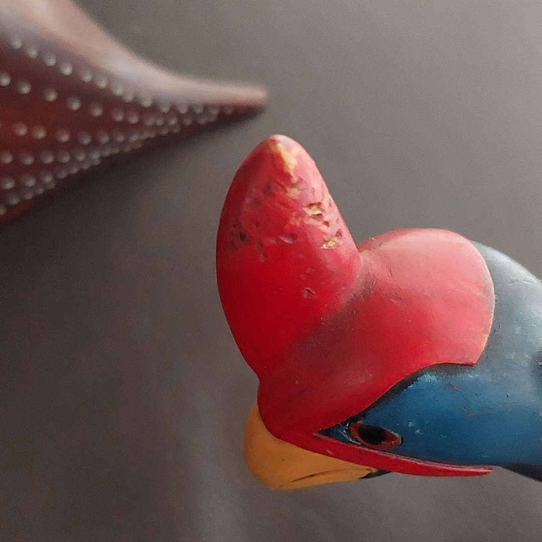 Wood Crowned Guinea Fowls by Feathers of Knysna - 192 A & B