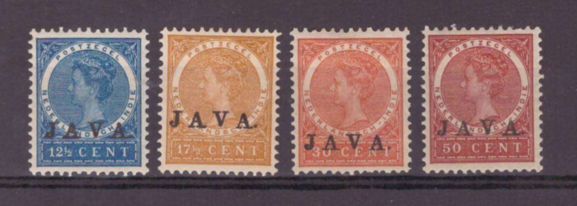 Netherlands-Indie, 1908, MH, Opt T15, SG 149, 152, 156,157, CV £88/R2112
