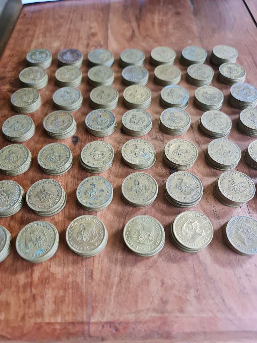 1960s 1 Cent coins